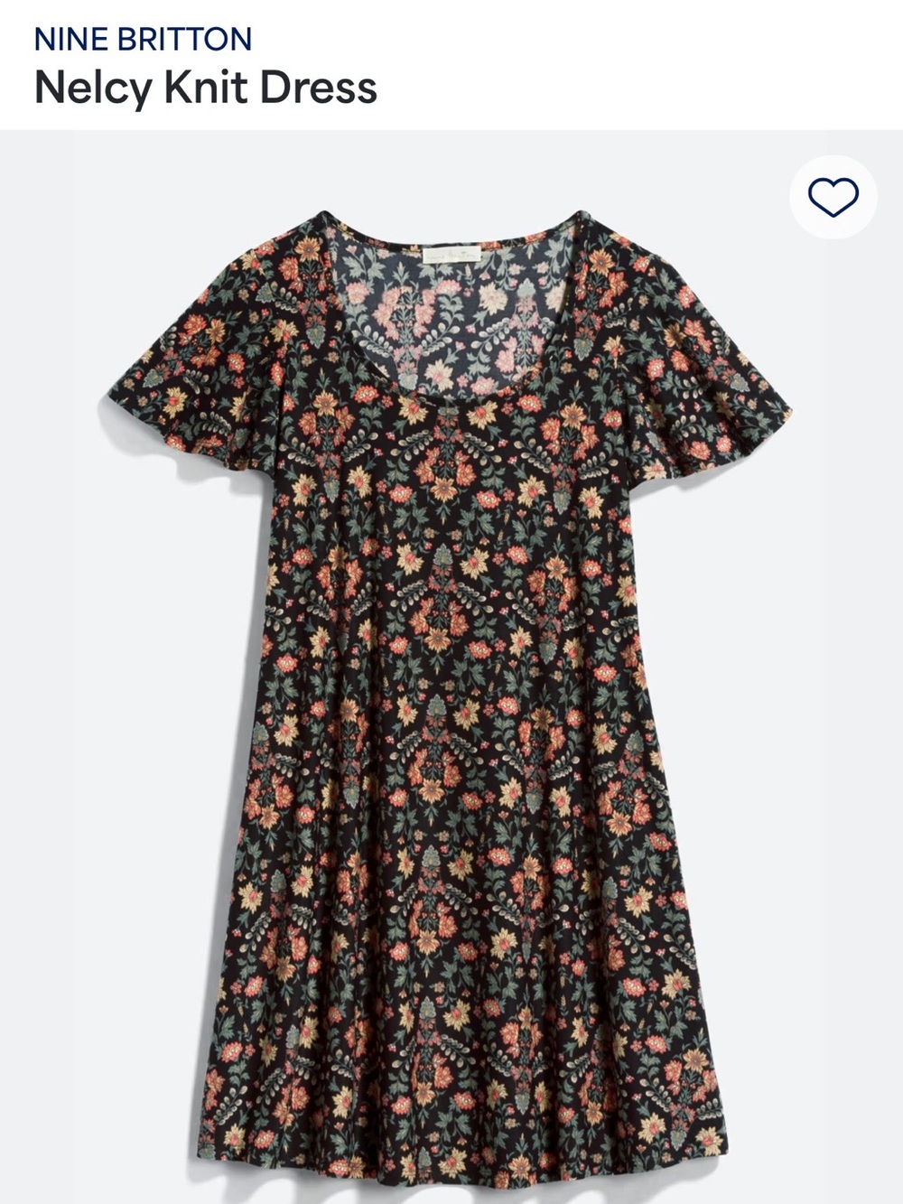 A-Line swing dress-Nine Britton NWOT - Picture 1 of 5